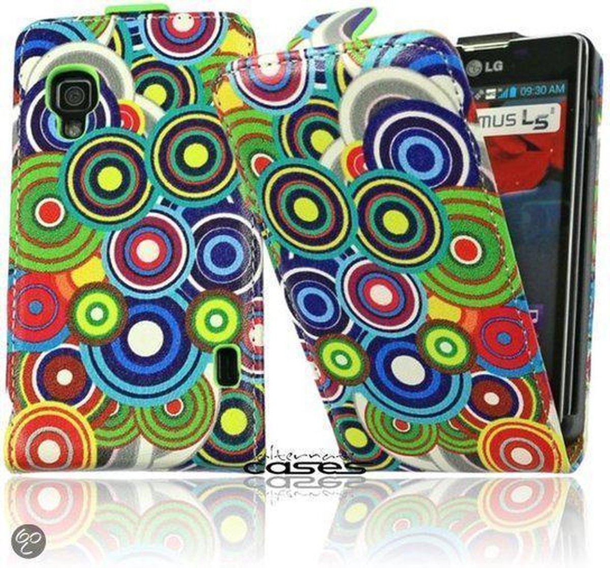 Alternate Circle Motif​ Flip Case Cover Hoesje LG Optimus L5 2 E460 |  bol.com