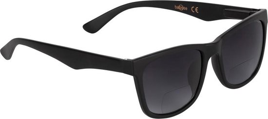 Babsee-zonnebril met leesgedeelte model Neil- Mat Zwart- Sterkte +3.0 |  bol.com
