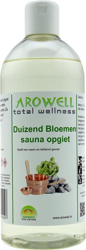 Foto: Arowell duizend bloemen sauna opgiet saunageur opgietconcentraat 1 ltr