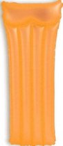 Intex Neon frost luchtbed 183 x 76 cm oranje
