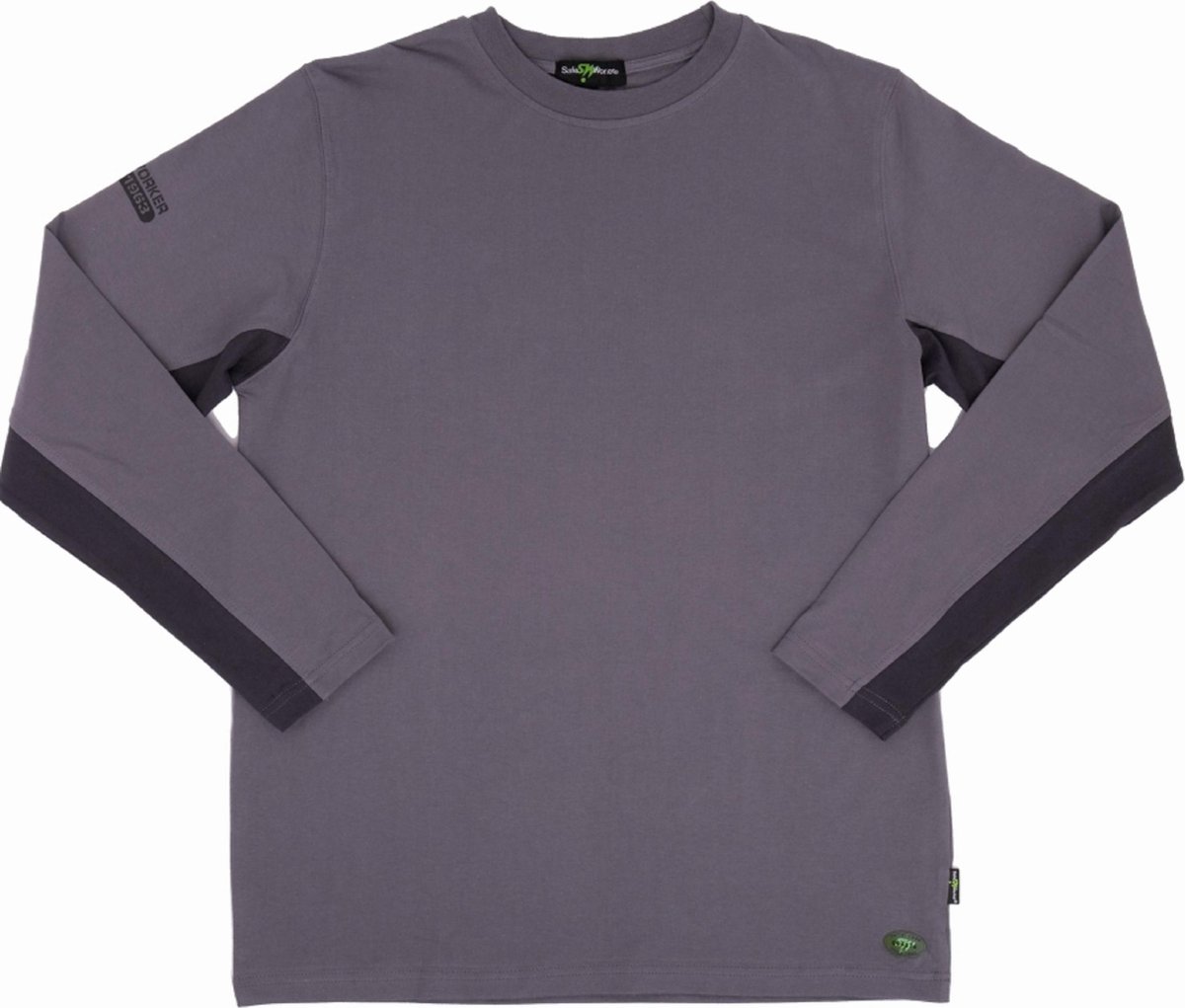 T-shirt longsleeve Safeworker Niger grijs maat 3XL