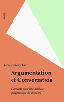 Argumentation et Conversation