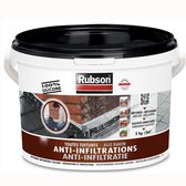Revêtement de toit et revêtement de gouttière anti-infiltration Rubson , 5 kg, Zwart