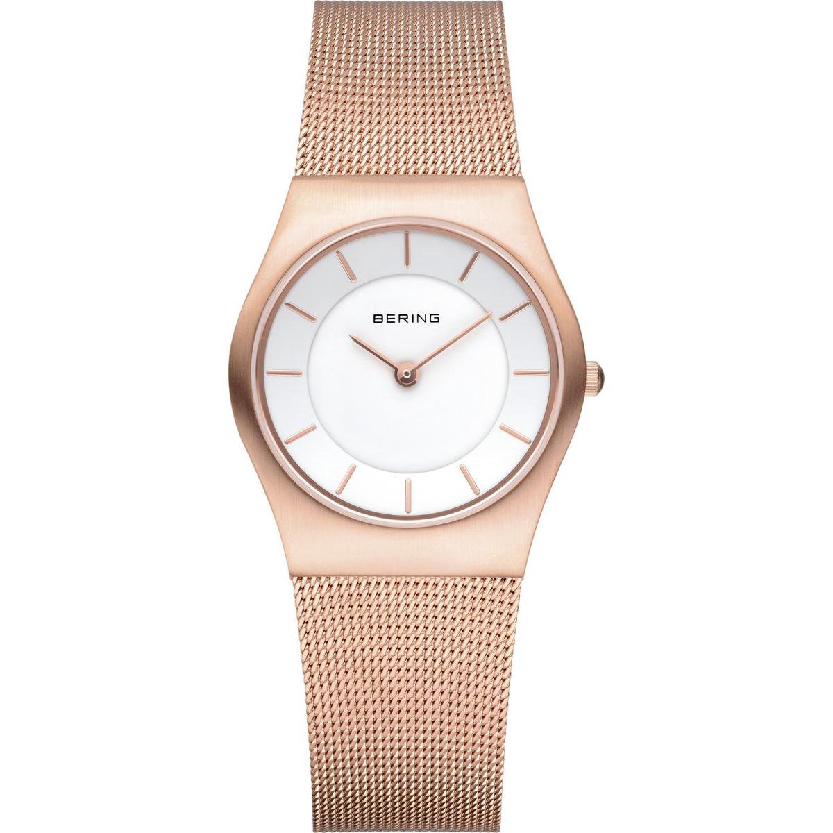 BERING 11930-366 - Horloge - Staal - Rosékleurig - 30 mm