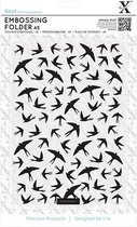 A5 Embossing Folder - Swallow Pattern