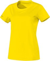 Jako Team Dames T-Shirt - Voetbalshirts  - geel - 38