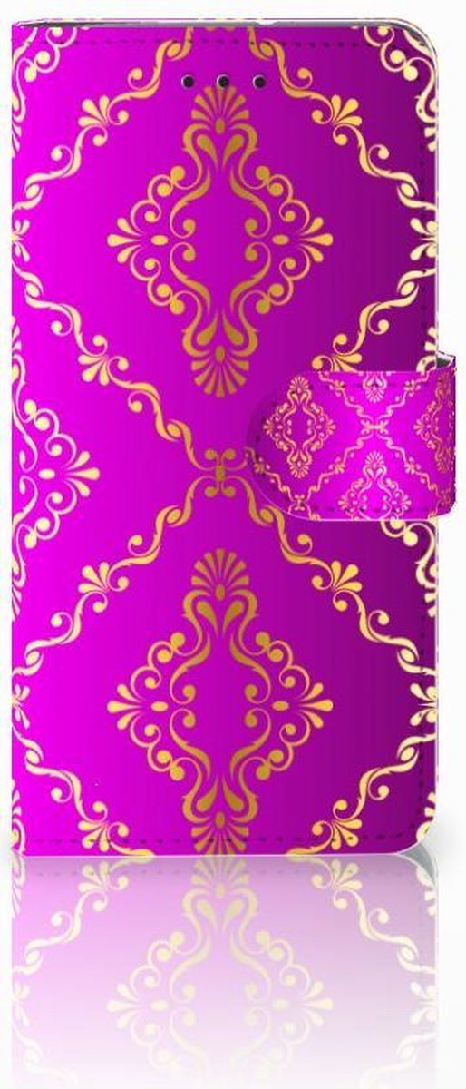 Wallet Case Motorola Moto G7 Play Barok Roze
