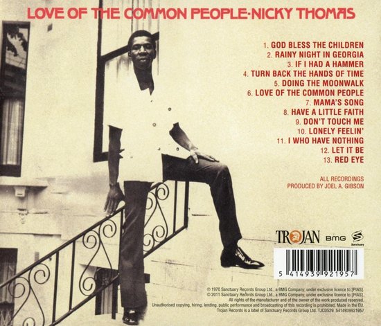 Love Of The Common People, Nicky Thomas CD (album) Muziek
