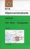 DAV Alpenvereinskarte 0/14 Inylchek - Tienschan-West / Kyrgyzstan 1 : 100 000