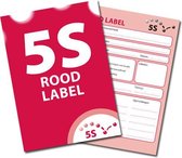 5S Rood Label Werkplek organisatie