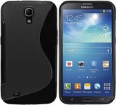 Samsung Galaxy Mega 6.3 i9200 Silicone Case s-style hoesje Zwart