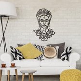 Metalen Frida Kahlo Wanddecoratie - Hoagard | Frida Kahlo Metal Wall Art | 45 x 65 cm| Wall Decoration & Muur Decoratie | Wandplaat