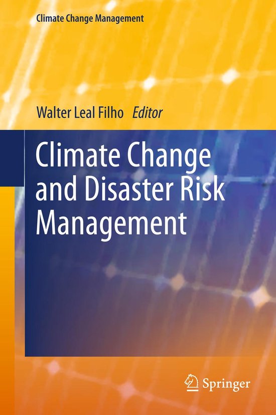 Climate Change Management - Climate Change and Disaster Risk Management ...