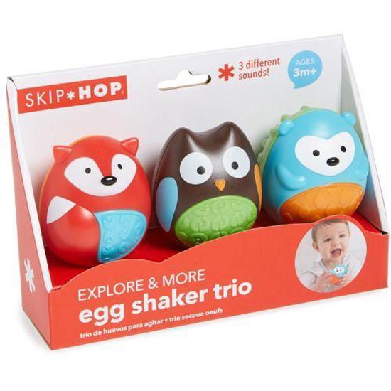 Skip Hop egg shaker trio rammelaars +3M van Skip Hop — afbeelding 4