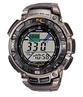 Casio PRG-240T-7ER horloge heren - grijs - titanium