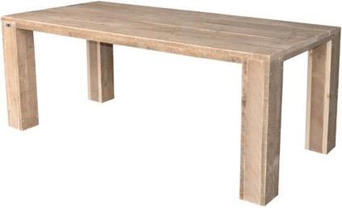 Sanderswoodworks Chicago Tuintafel Steigerhout - 220Lx74Bx78H cm