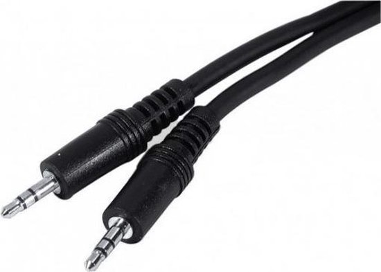 Kabel Audio Jack (3,5 mm) 3GO 3.5 mm M-M 3m 3 m Zwart | bol.com