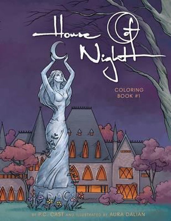 House of Night Coloring Book 1, P. C. Cast 9780615928302 Boeken