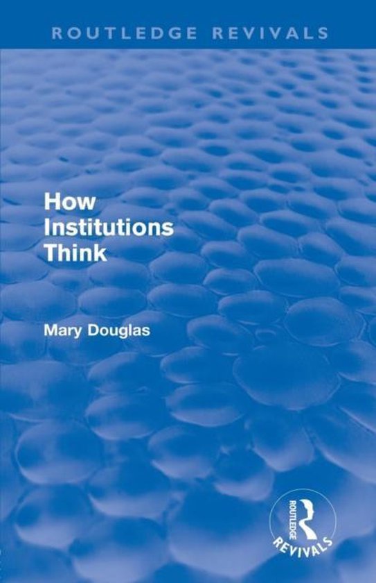 How Institutions Think - cover