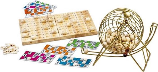Bingo Spel Kind-Speelgoed Bingo hout-houten bingo | Games | bol.com