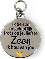 Bedeltje - Liefste zoon - Charms for you