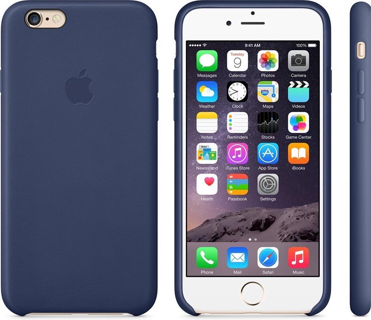 Apple - Leren hoesje - iPhone 6 - Blauw