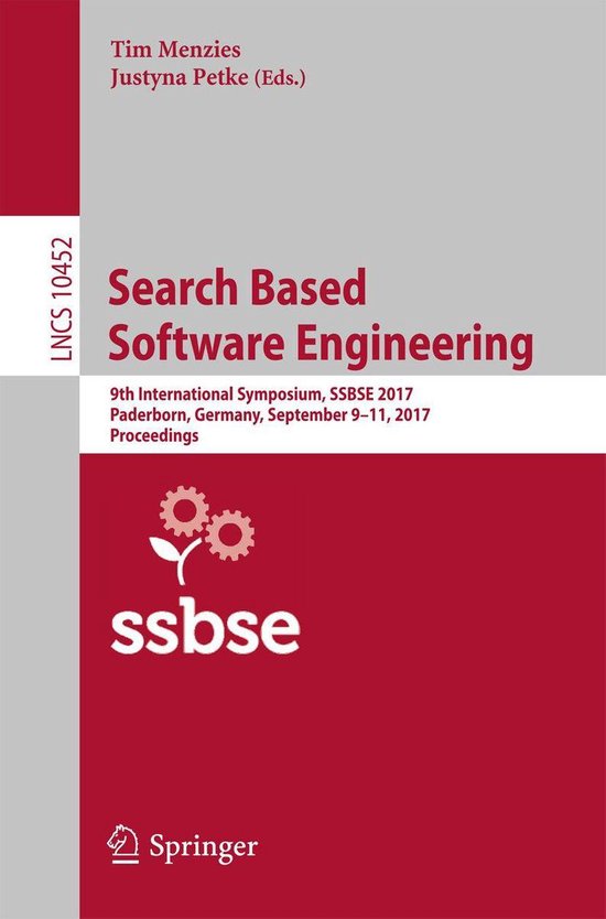 Springer Nature Proceedings Computer Science - Search Based  ... - cover