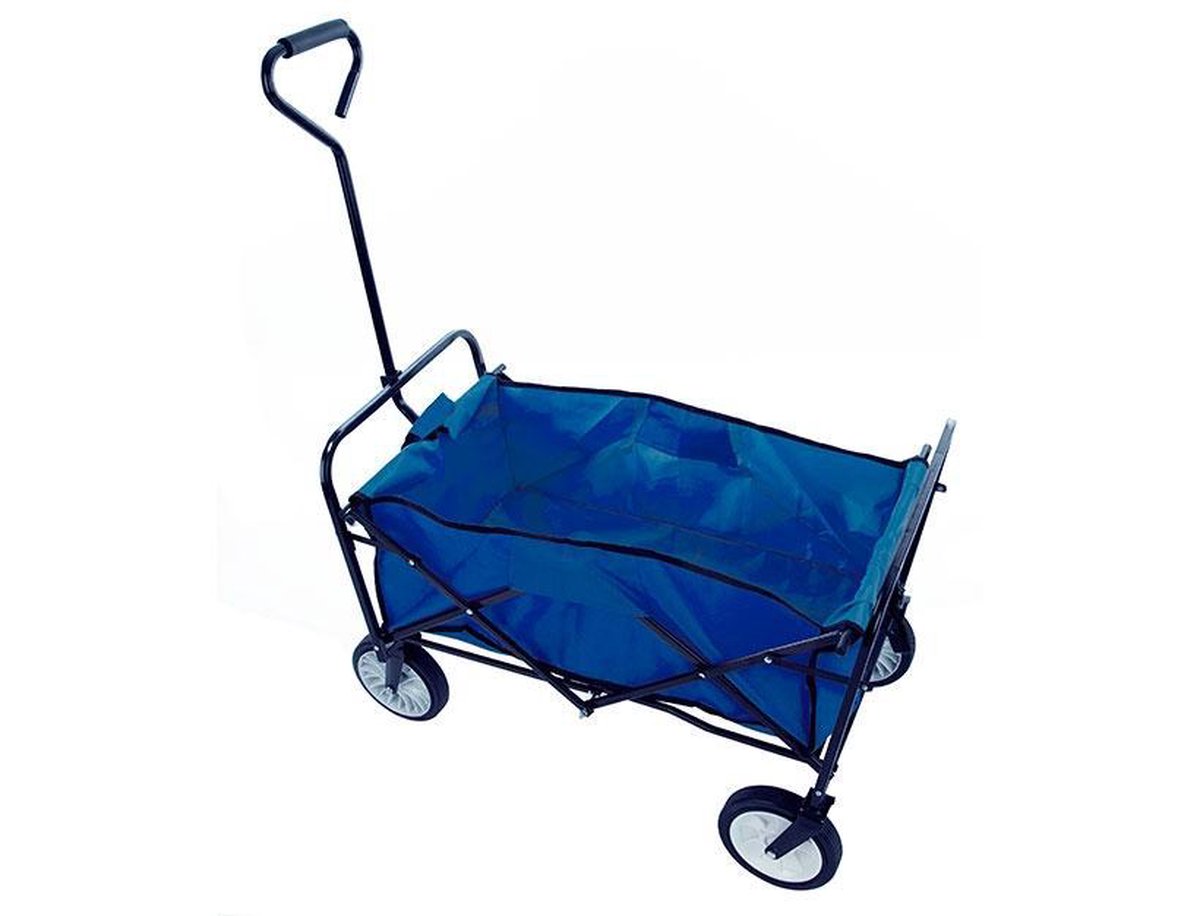 PRACTO Bolderkar Plooibaar Blauw, Ideaal Voor Kinderen