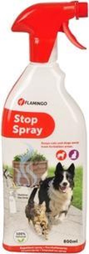 Stop spray tegen plassen van honden