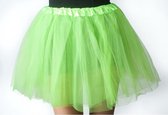 Tutu / tule rokje / petticoat verschillende kleuren -Kleur:Fluo groen