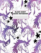 Blank Sheet Music Notebook