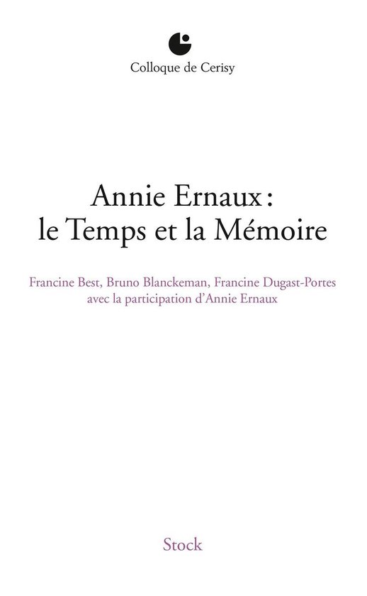 Annie Ernaux - cover