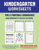 Pre K Printable Workbooks (Mixed Worksheets to Develop Pen Control)
