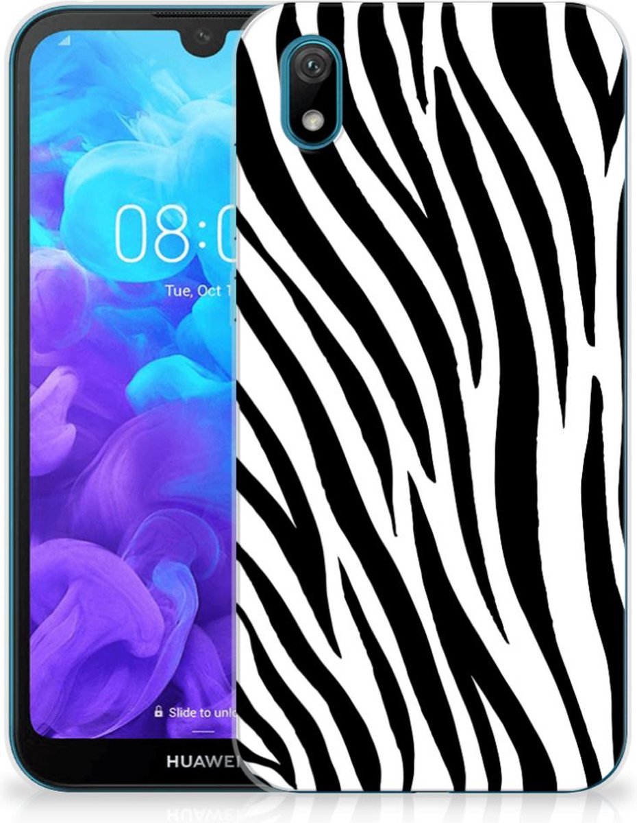 Huawei Y5 (2019) TPU Hoesje Zebra