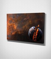 Destruction Of The World Canvas | 30x40 cm