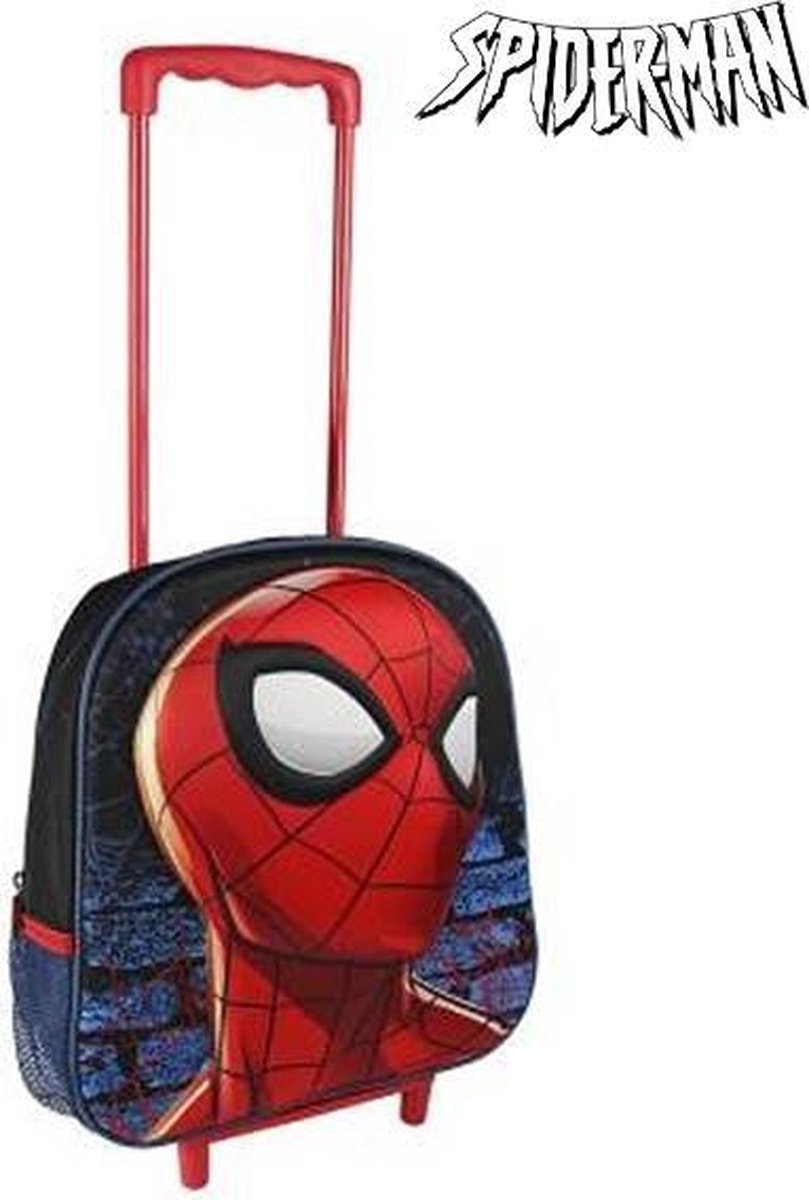 3D-schoolrugzak met Wielen Spiderman 937