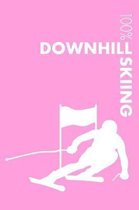 Womens Downhill Skiing Notebook