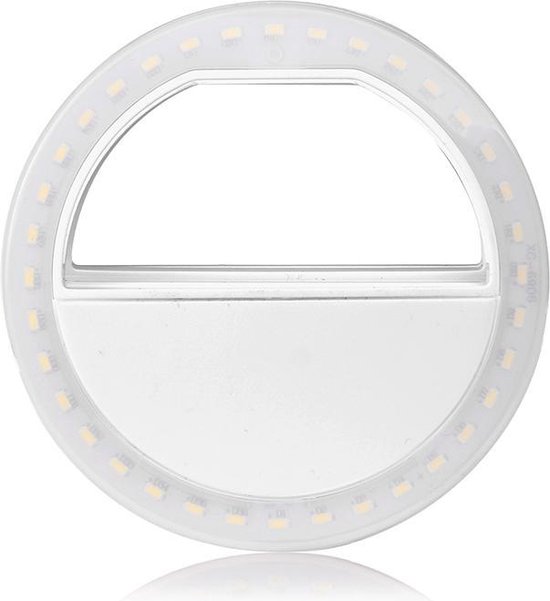 Selfie Ring Light voor diverse smartphones en tablets