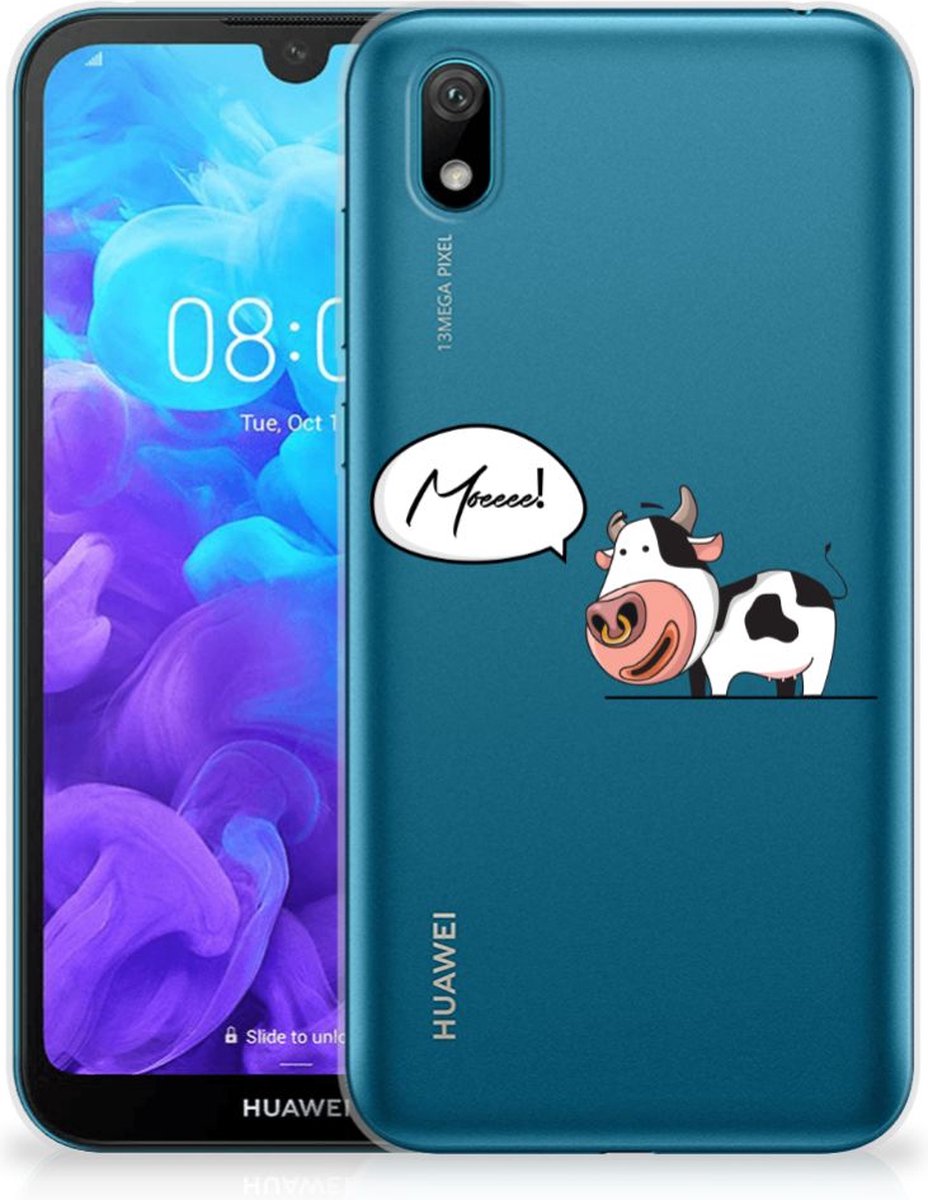 Coque Téléphone pour Huawei Y5 (2019) TPU Silicone Etui Vache | bol.com