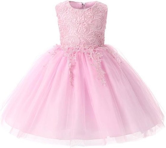 Feestjurk, gala jurk, kinderen, roze | bol.com