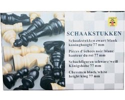 Schaakstukken in doosje 77mm