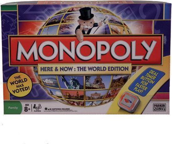 Hasbro Niederlande Monopoly Weltausgabe niederländische Edition Wereldeditie 
