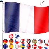 Vlaggenmast - 6.5M - incl vlag Frankrijk
