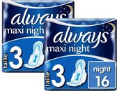 Always Maandverband Maxi Night 32 verbanden (2x16)