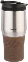 Kinghoff Thermos beker rvs bruin - 0,38 l