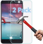2 PACK Huawei Y7 Prime 2018 Screenprotector Glazen Gehard | Full Cover Volledig Beeld | Tempered Glass