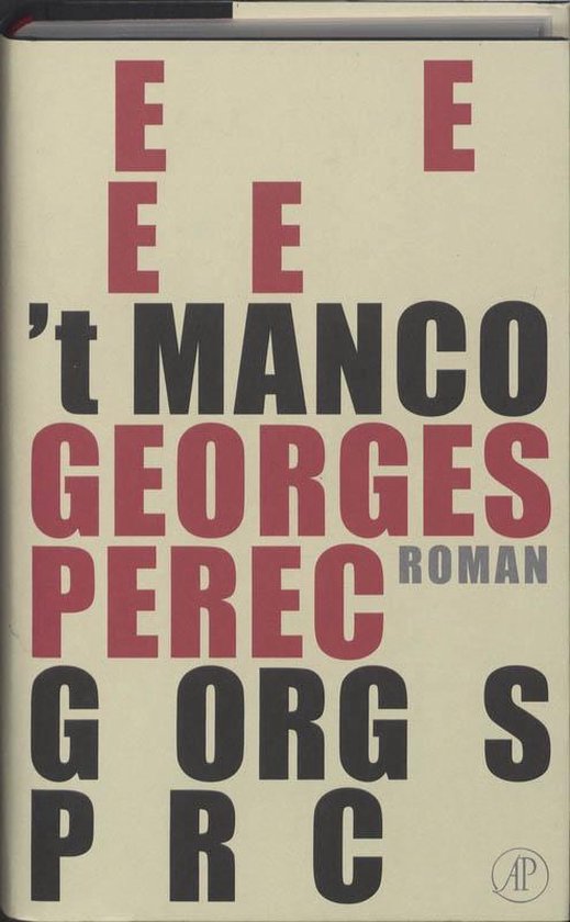 Cover van het boek 'Manco' van Georges Perec