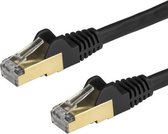 0 5m Black Cat6a Ethernet Cable - Shielded (STP)