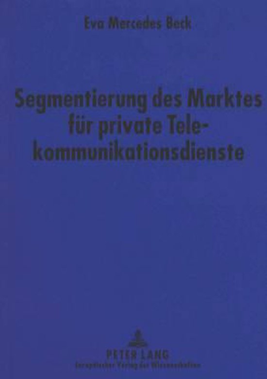 Segmentierung Des Marktes Fuer Private Telekommunikationsdie ... - cover