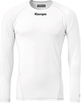 Kempa Attitude Thermo Shirt Lange Mouw Wit Maat L